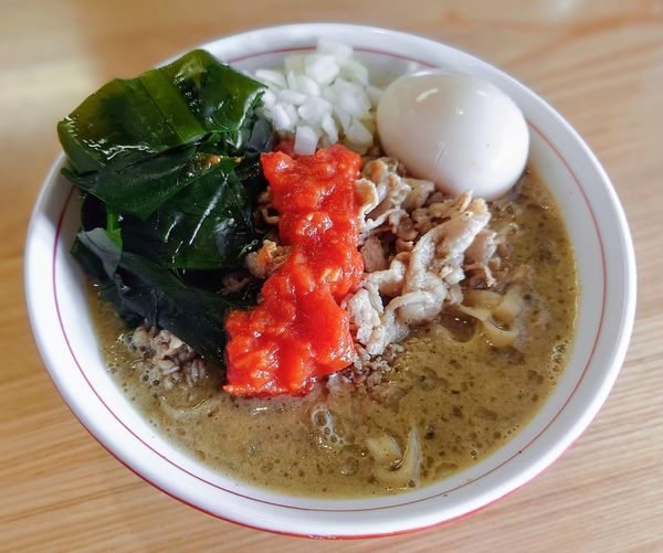 「浅蜊味噌󠄀ワカメそば【期間·数量限定】」@麺 㐂色の写真