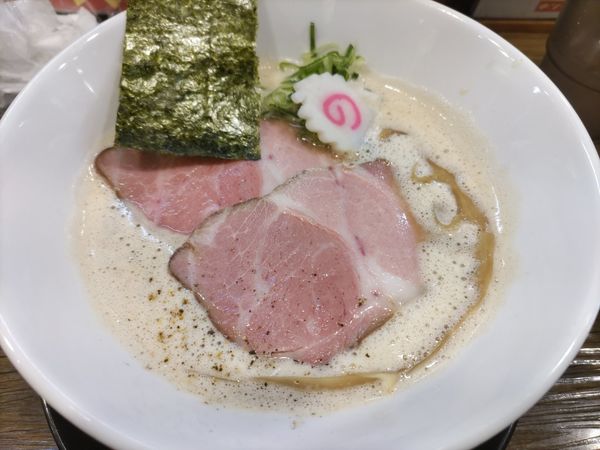 「カプチーノジビエラーメン」@金彩 ～KinIro～の写真