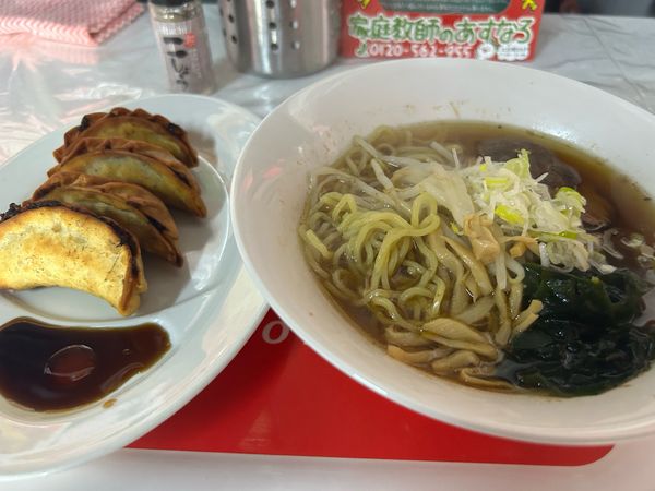 「Aセット600円」@いばらき餃子 Q屋の写真