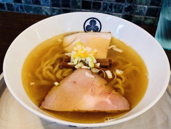 「手打ち塩らーめん」@麺屋みつば＋クローバーの写真