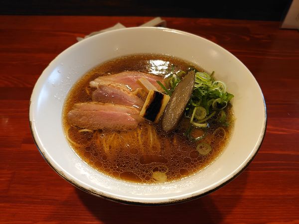 「鴨中華そば」@中華そば ふじ洲の写真