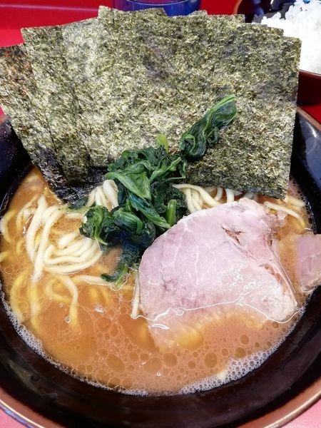 「ラーメン 海苔」@家系ラーメン 佐々喜家の写真