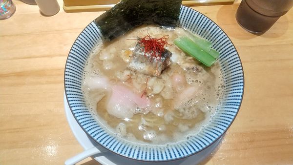 「鰯濁りらぁ麺（限定）1000円　※終了しています」@麺家 たけ田の写真