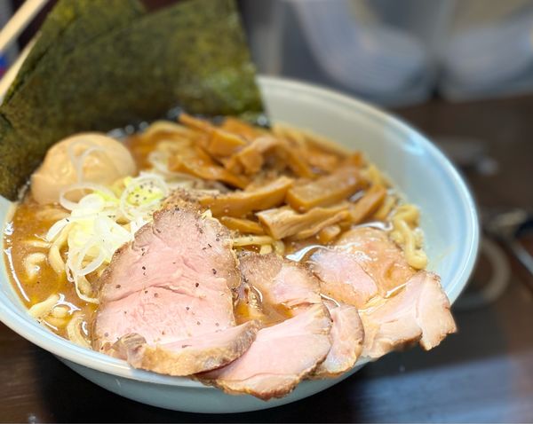 「全部のせ ラーメン」@兎に角 松戸店の写真
