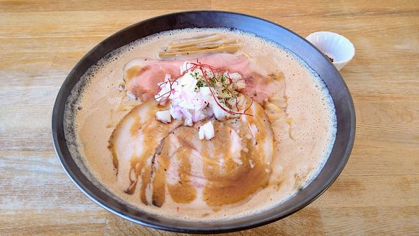 「SOY味噌ラーメン(大)」@湖麺屋 Reel Cafeの写真