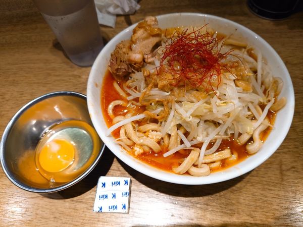 「【限定】生クリーム煮干しラーメン辛口」@MEN YARD FIGHTの写真