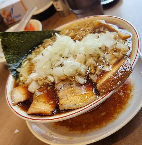 「チャーシューメン玉ねぎトッピング」@柏 濃麺や 39名の写真