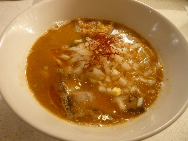 「海老ポタらぁめん（＋ネギ）」@SHRIMP NOODLE 海老ポタの写真