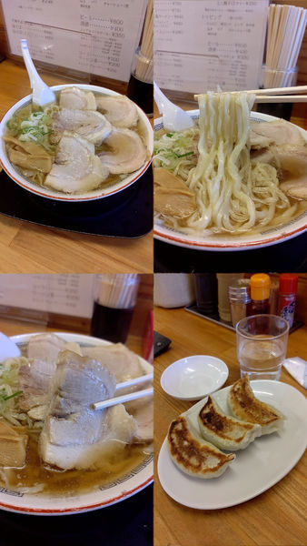 「『チャーシューメン+さの餃子3個(¥1080+300)』」@森田屋 東店の写真