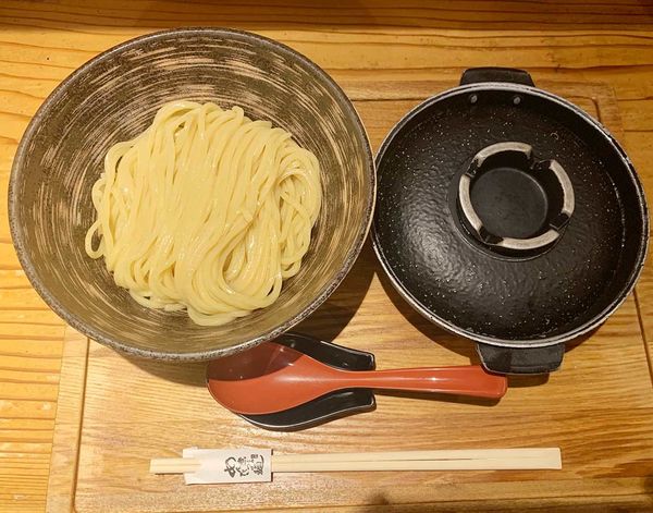 「元祖めんたい煮こみつけ麺 単品200ｇ」@元祖めんたい煮こみつけ麺の写真