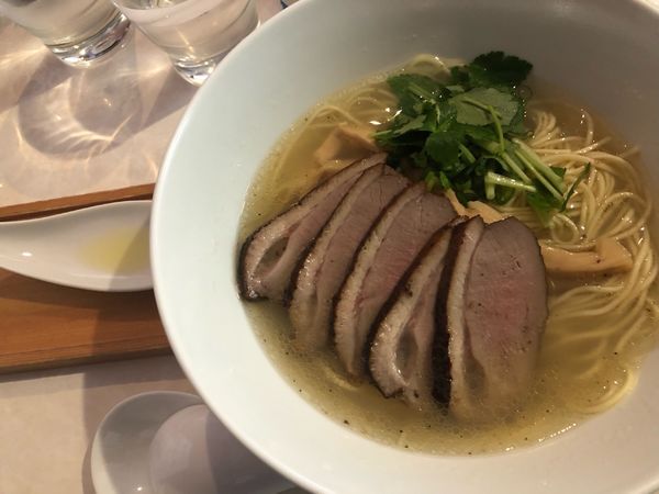 「鴨そば　1250円」@支那そば まるこうの写真