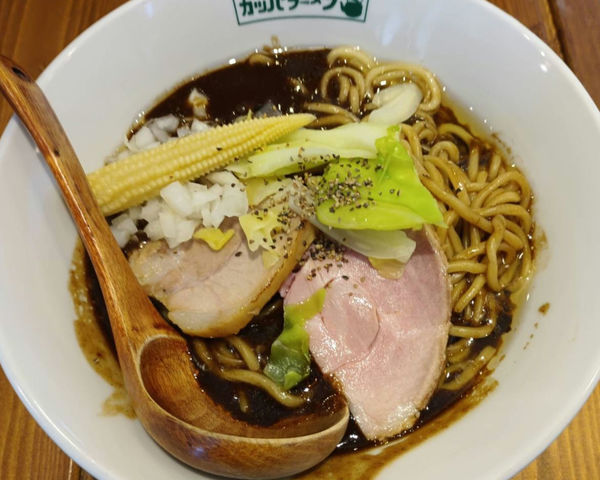 「スパイシーカレーまぜそば」@カッパラーメンセンターの写真