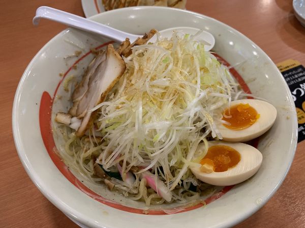 「ネギ塩混ぜそば」@幸楽苑 取手店の写真