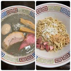 限定濃厚煮干し、えび和え玉