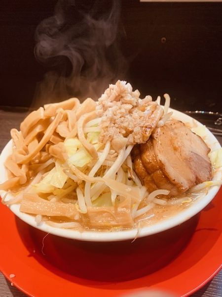 「らーめん（並） 850円　メンマ 100円」@麺屋いさぎの写真
