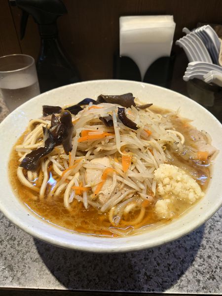 「【限定】タンメン大   ニンニク」@ラーメン宮郎の写真