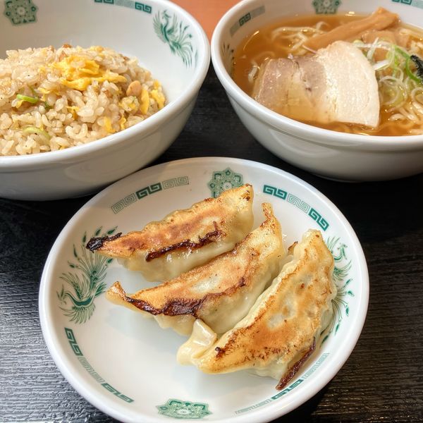 「ラ・餃・チャセット620円」@日高屋 京成船橋店の写真