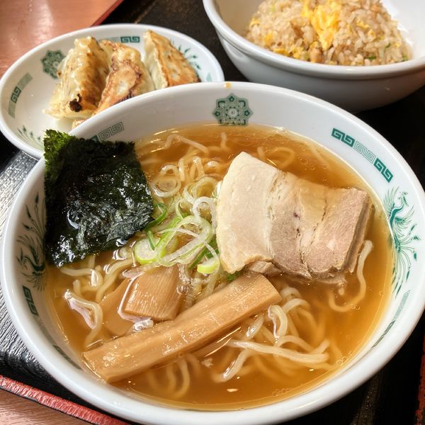 「ラ・餃・チャセット620円」@日高屋 京成船橋店の写真