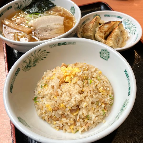 「ラ・餃・チャセット620円」@日高屋 京成船橋店の写真