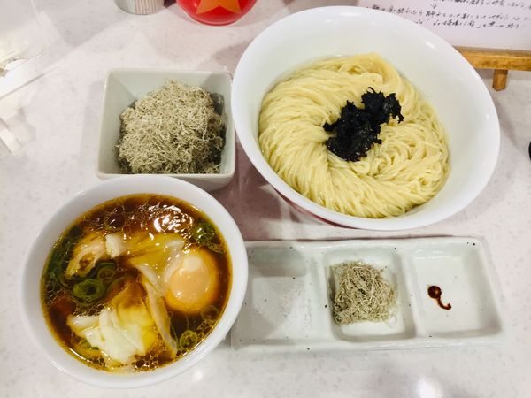 「【限定】特製昆布水醤油つけ麺S【1500円】」@ラーメン星印の写真