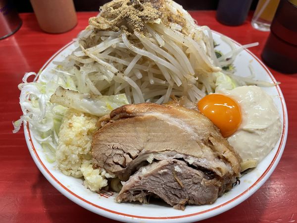 「まぜそば」@ラーメン鷹の目 明大前店の写真