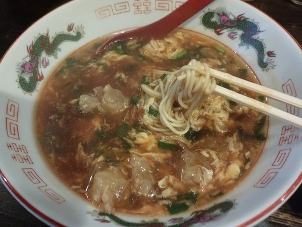 「牛ホルモンのあんかけ麺(880)」@製麺処 蔵木の写真