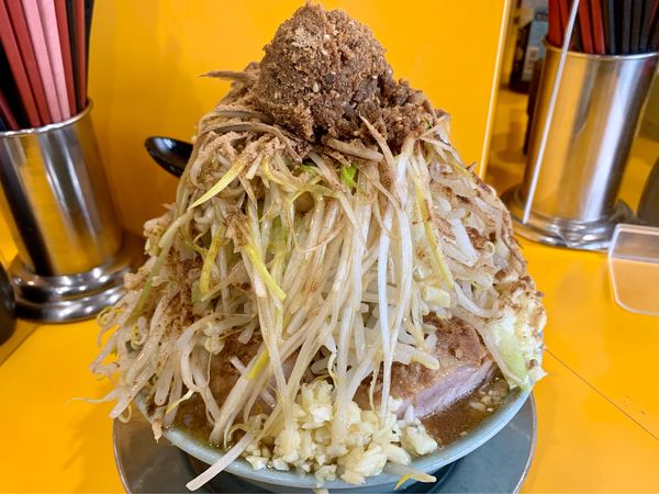 「(限定)エビワラー 小 ニンニクマシマシアブラマシマシ」@ラーメン二郎 八王子野猿街道店2の写真