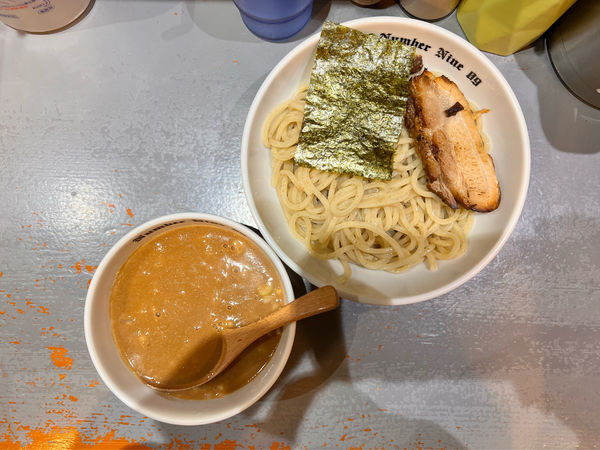 「【限定】濃厚海老つけ麺」@麺Dining Number Nine 09の写真