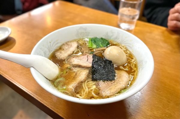 「ちゃあしゅうそば¥850、味付け玉子¥100」@支那そば びぜん亭の写真