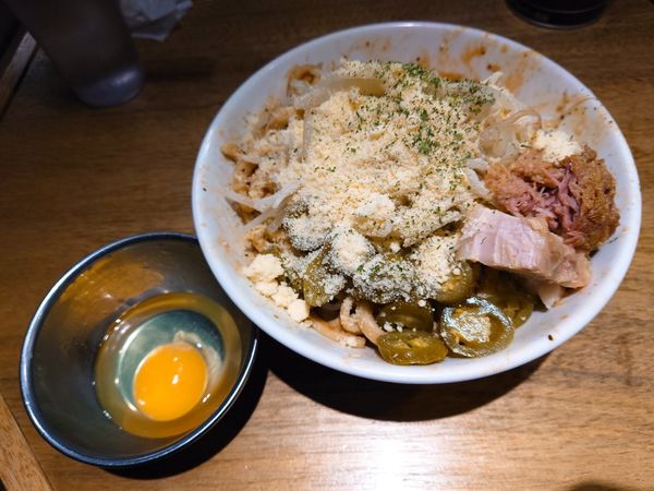 「【限定】ピザ汁なし」@MEN YARD FIGHTの写真