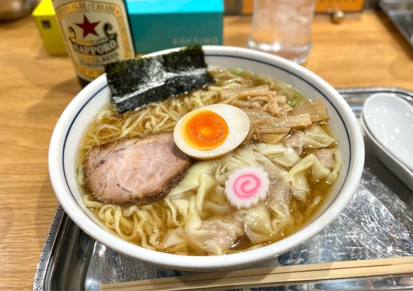 「ワンタン麺 ¥1000」@中華麺 多文の写真