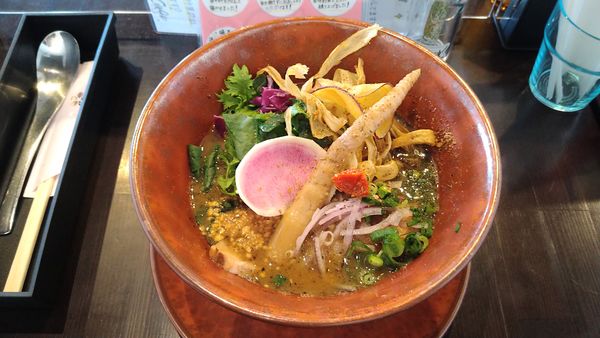 「【限定】シュリンプSOBA(味噌)¥1280-」@sobabar Ciliegioの写真