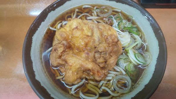 「いかげそ天そば（￥450）」@六文そば 須田町店の写真