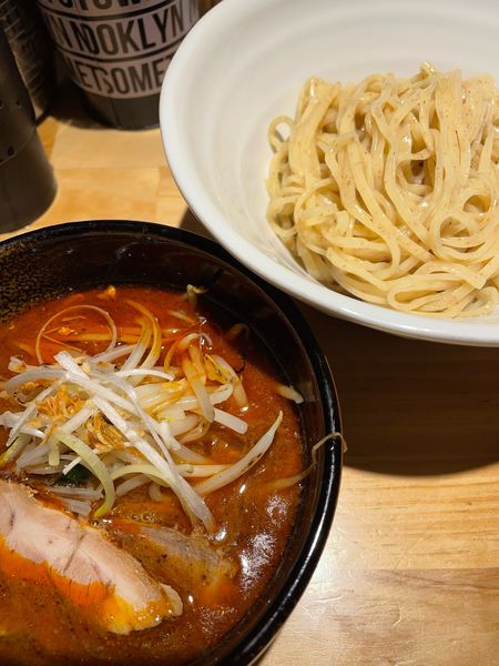 「辛味噌つけ麺」@花木流味噌 三鷹店の写真