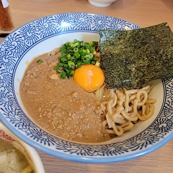 「牡蠣味噌かまたまつけそば200g」@中華そば専門 とんちぼの写真