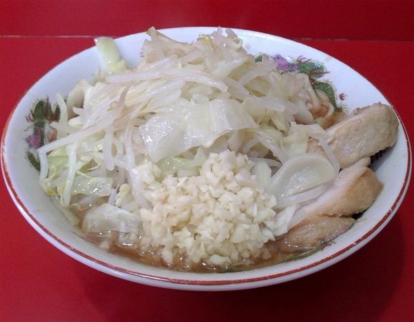 「小ラーメン麺少なめ(750円)」@ラーメン二郎 札幌店の写真
