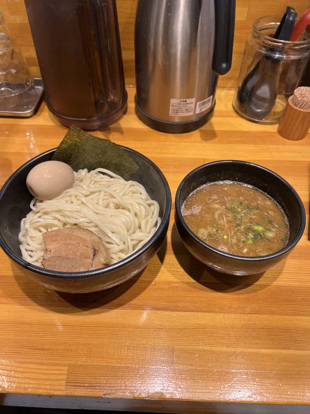 「つけ麺味玉」@つけ麺 燕武の写真