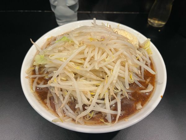 「ミニラーメン850円魚粉100円」@豚風。の写真