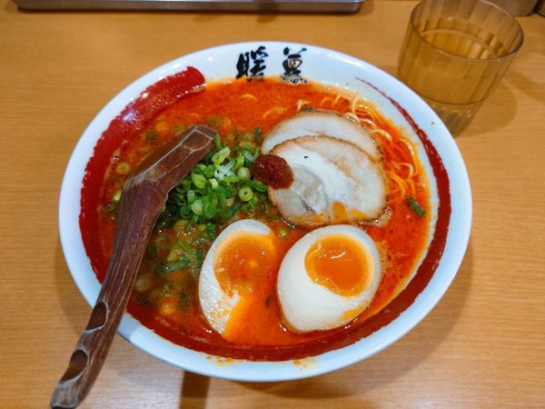 「烈火ラーメン」@ラーメン暖暮 横浜鶴屋町店の写真