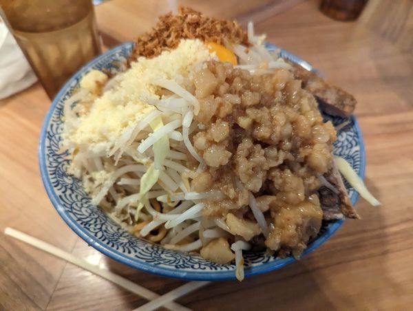 「汁なし980円」@八王子田田の写真