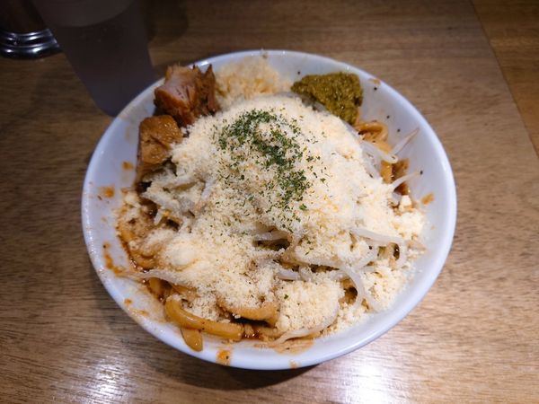 「【限定】ピザ汁なし」@MEN YARD FIGHTの写真