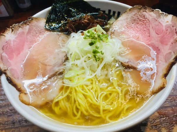 「【限定③】ネギ油ジュー！(塩)【1300円】」@元祖一条流がんこラーメン たま館分店の写真