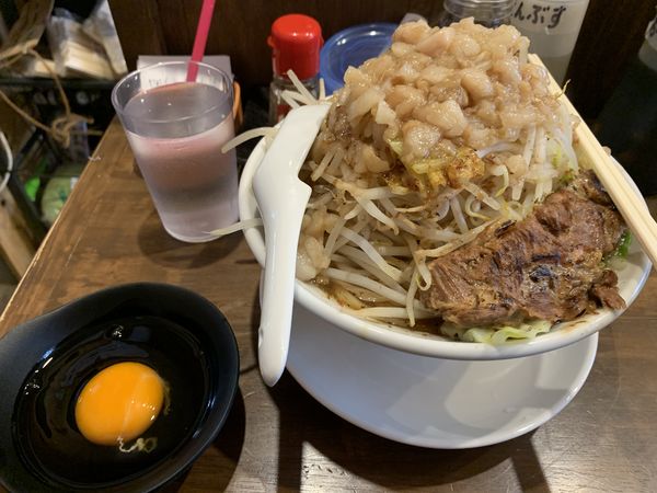「ラーメン+中盛　830円」@めん屋 五坊の写真