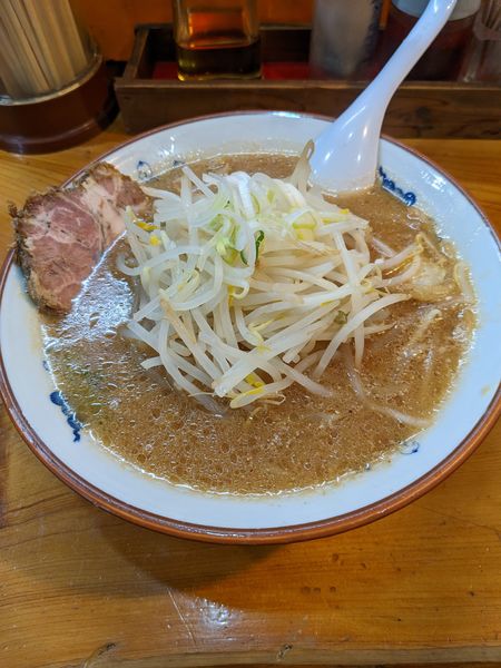 「味噌ら〜めん+もやしのせ」@麺や しむらの写真