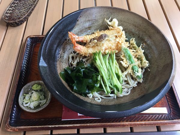 「冷かけ天蕎麦」@手打蕎麦 ぐらのの写真