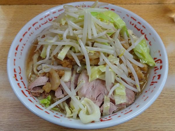 「小（790円）＋味噌ラーメンうすら醤油味（210円）YNA」@ラーメン二郎 環七新新代田店の写真