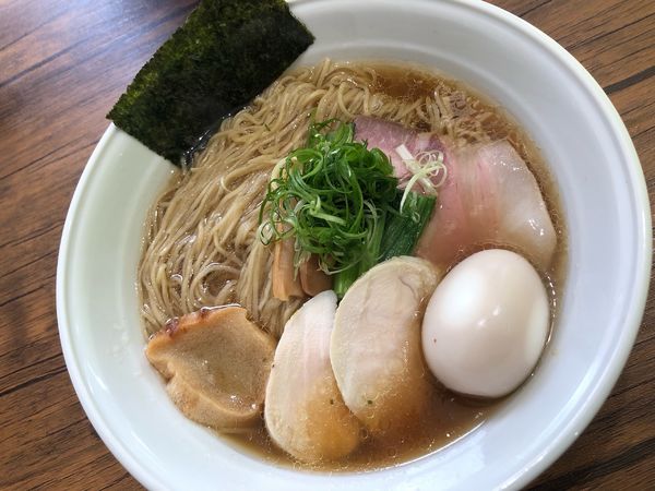 「中華そば900円大盛100円煮玉子100円」@中華そば 燕屋商店の写真
