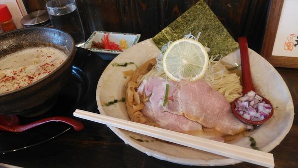 「泡豚つけそば（中）」@豚骨専科 田丸家の写真