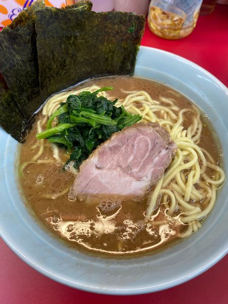 「らーめん　並」@横浜ラーメン 武蔵家 大宮店の写真