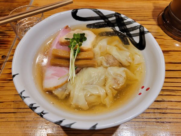 「わんたん中華そば塩」@いしかわやの写真